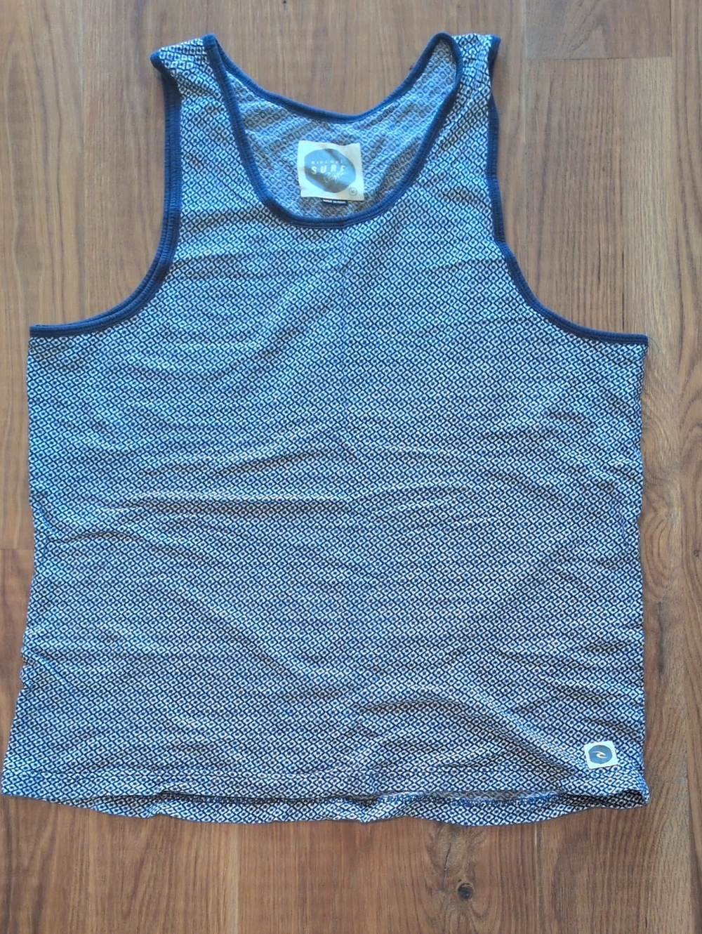 Rip Curl Navy & Light Blue Geometric Tank